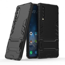 Armor Kickstand Back Cover - Huawei P30 Hoesje - Zwart