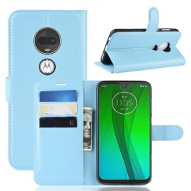 Book Case Motorola Moto G7 / G7 Plus Hoesje - Lichtblauw