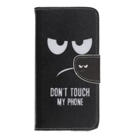 Book Case Samsung Galaxy A40 Hoesje - Don’t Touch