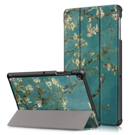 Tri-Fold Book Case met Wake/Sleep - Samsung Galaxy Tab S5e Hoesje - Bloesem