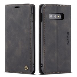 CaseMe Book Case - Samsung Galaxy S10e Hoesje - Zwart