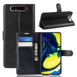 Book Case - Samsung Galaxy A80 Hoesje - Zwart