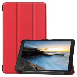 Tri-Fold Book Case - Samsung Galaxy Tab A 8.0 (2019) Hoesje - Rood