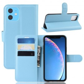 Book Case - iPhone 11 Hoesje - Lichtblauw