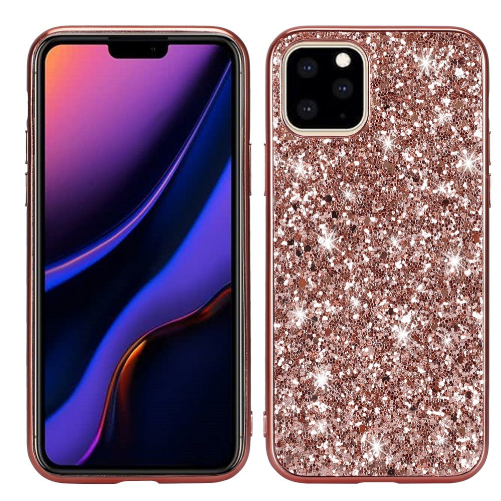 Glitter Back Cover - 11 Hoesje - Rose Gold | GSM-Hoesjes.be