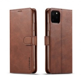 Luxe Book Case - iPhone 11 Pro Max Hoesje - Donkerbruin