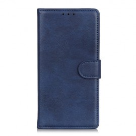 Luxe Book Case Motorola One Zoom Hoesje - Blauw
