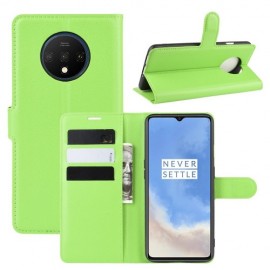 Book Case - OnePlus 7T Hoesje - Groen