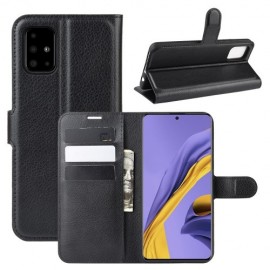 Book Case - Samsung Galaxy A51 Hoesje - Zwart