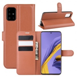 Book Case - Samsung Galaxy A51 Hoesje - Bruin