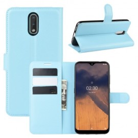Book Case - Nokia 2.3 Hoesje - Lichtblauw