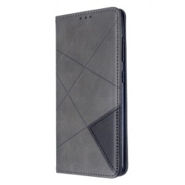 Geometric Book Case Samsung Galaxy A51 Hoesje - Grijs