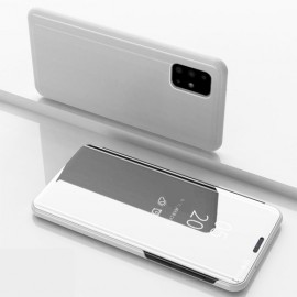 Mirror View Case - Samsung Galaxy A51 Hoesje - Grijs