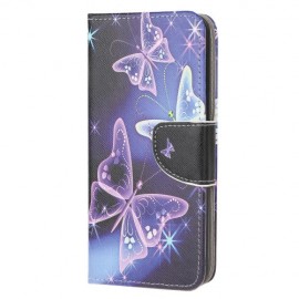 Book Case Samsung Galaxy A71 Hoesje - Vlinders