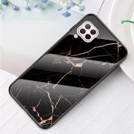 Marble Glass Back Cover - Huawei P40 Lite Hoesje