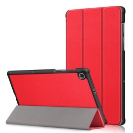 Tri-Fold Book Case - Lenovo Tab M10 FHD Plus (TB-X606F) Hoesje - Rood