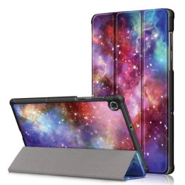 Tri-Fold Book Case met Wake/Sleep - Lenovo Tab M10 FHD Plus Hoesje - Galaxy