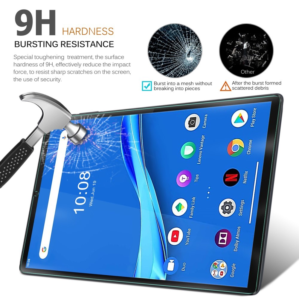 Gylint 2X Lenovo Tab M10 Plus (3rd Gen) 10.6'' Screen Protector - Tempered  Glass 9H Hardness Scratch Resistant Bubble Free Tempered Glass Screen