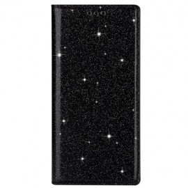 Coverup Glitter Book Case - Samsung Galaxy A41 Hoesje - Zwart