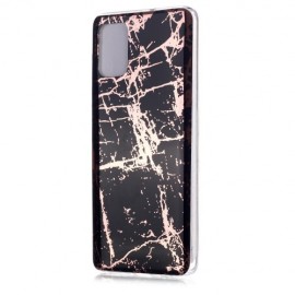 Coverup Marble Design TPU Back Cover - Samsung Galaxy A71 Hoesje - Black Gold