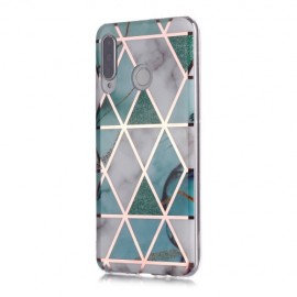 Coverup Marble Design TPU Back Cover - Huawei P30 Lite Hoesje - Mint