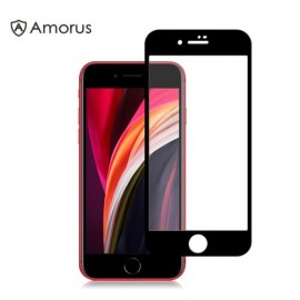 Full-Cover Screen Protector - Tempered Glass - iPhone SE (2020 / 2022) - Zwart